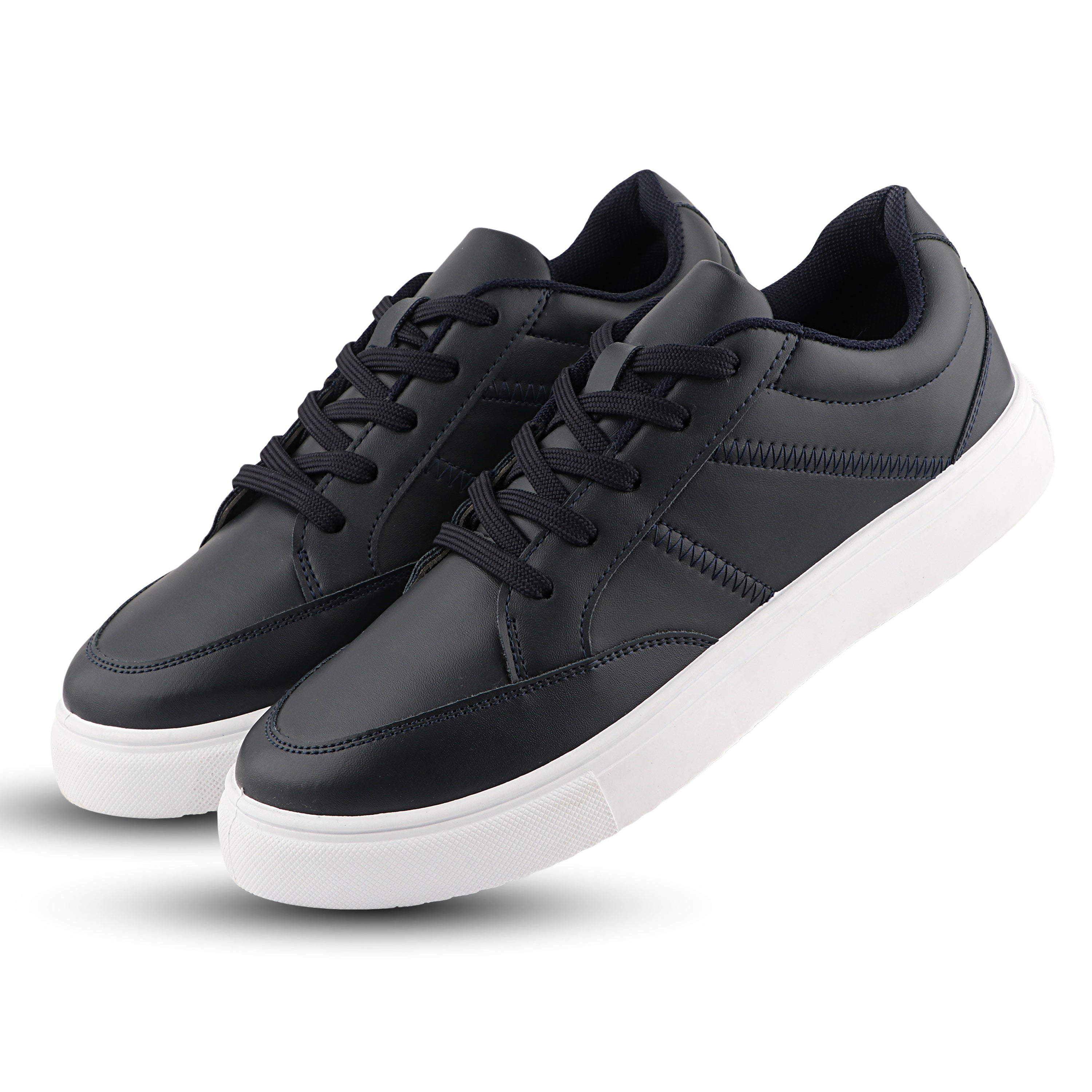 FUEL Sneaks-02 Lightweight Breathable Casual Men's Sneakers for Outdoor Activities (Navy)