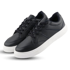 FUEL Sneaks-02 Lightweight Breathable Casual Men's Sneakers for Outdoor Activities (Navy)