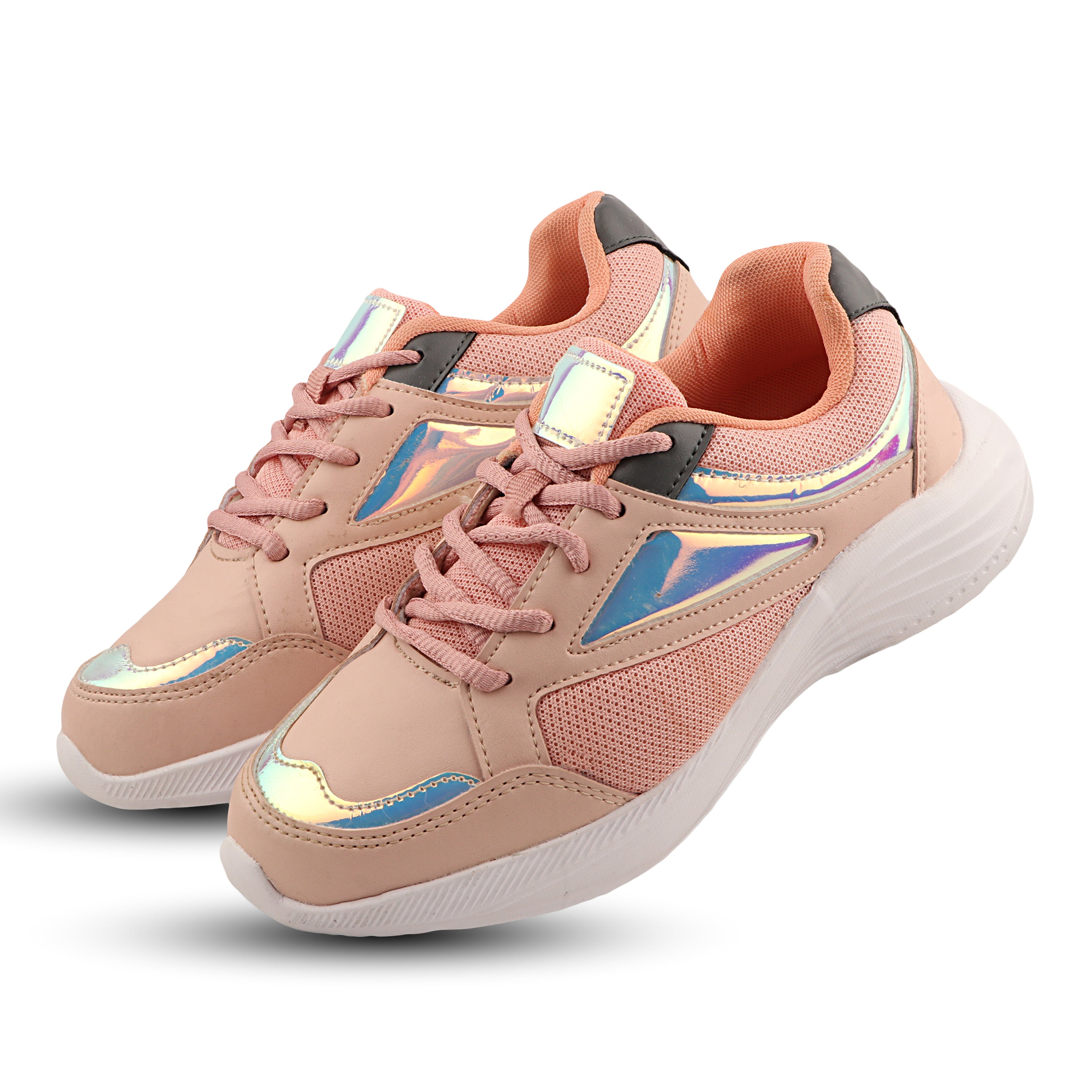 FUEL Nova Performance Max Comfortable & Breathable Sports Shoes for Women (Peach)