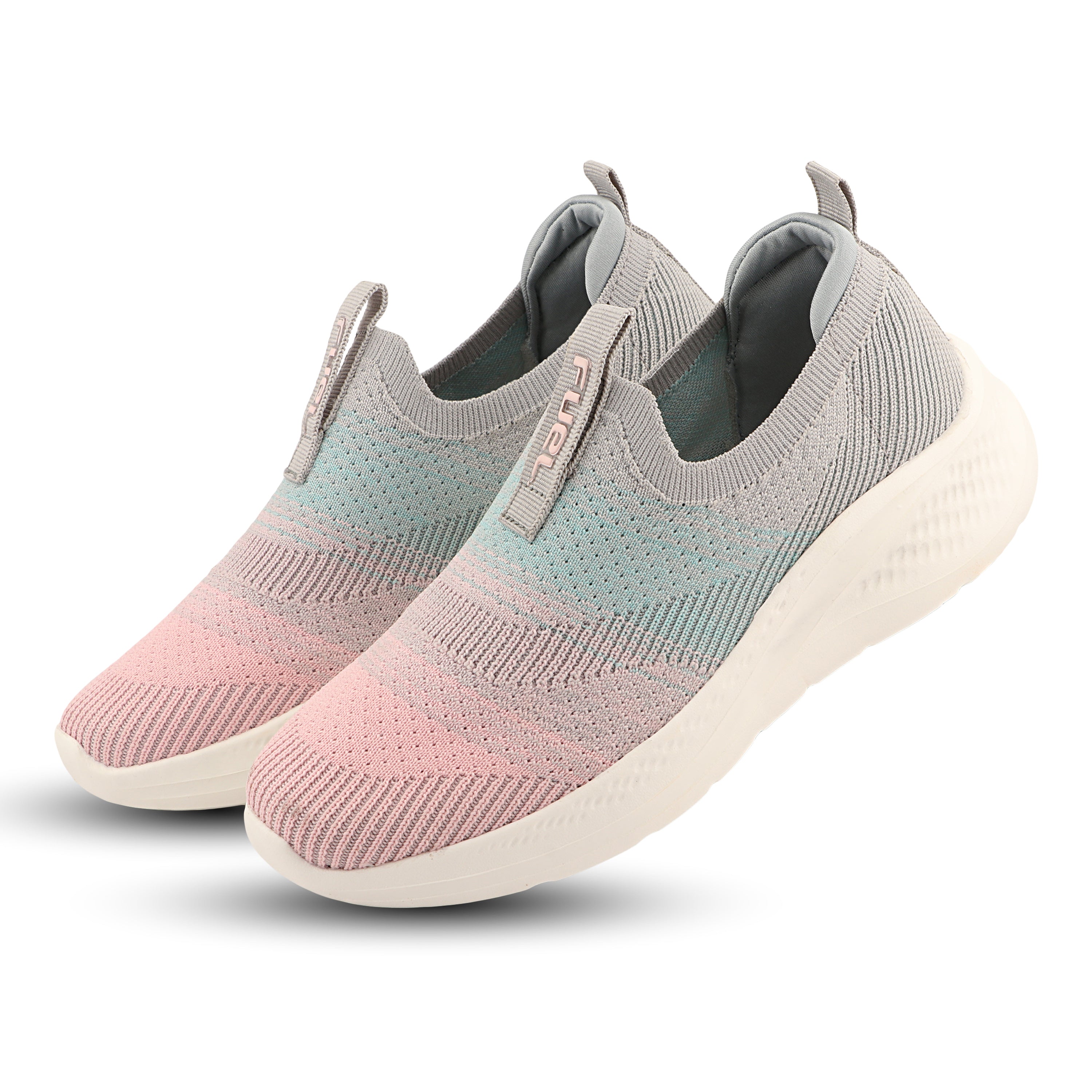 FUEL Nova-01 Lightweight & Cushioned Footbed with Breathable Knit Casual Wear Shoes for Women's (Pink)