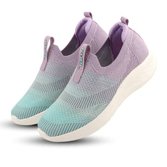 FUEL Nova-01 Lightweight & Cushioned Footbed with Breathable Knit Casual Wear Shoes for Women's (Green)