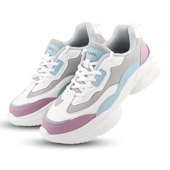 FUEL Lina Lightweight & Comfortable with Lace-Up Running & Daily Wear Sports Shoes for Women's (Blue)