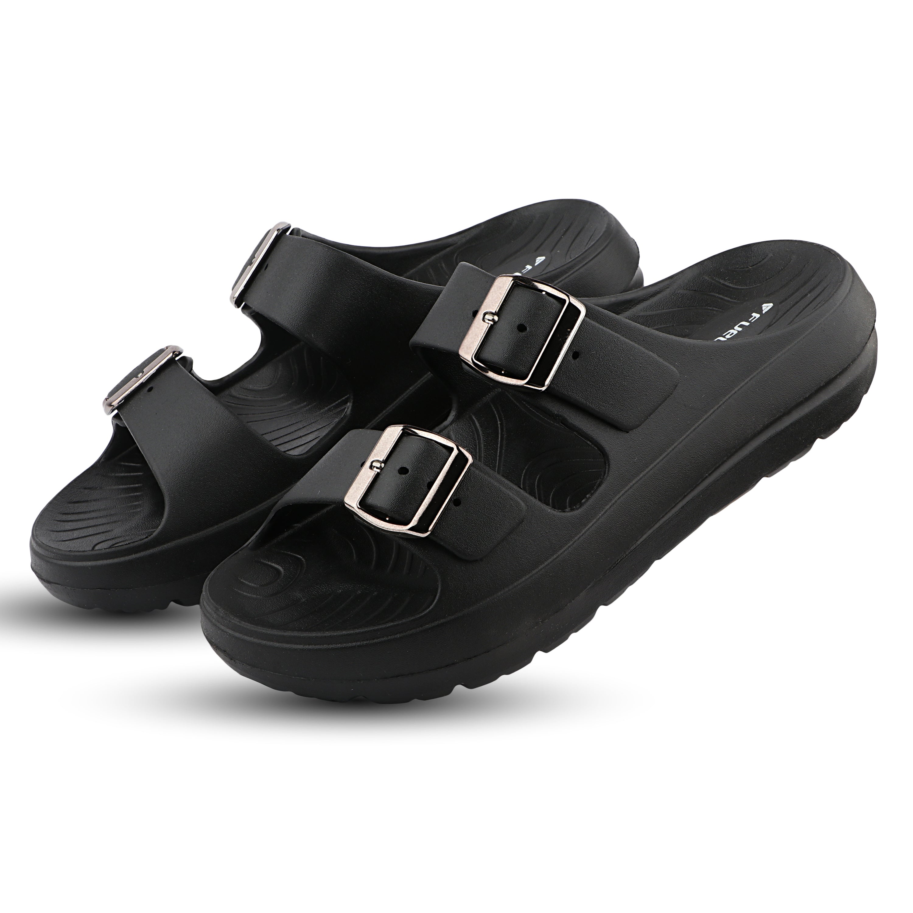 FUEL Florida Lightweight and Comfortable with Soft Cushioned Footbed & Slip-On Design for Women's (Black)