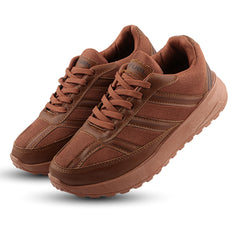 FUEL Frenzy Lightweight & Durable with Stylish Corduroy Cushioned Comfort Durable PVC Sole for Men's (Brown)