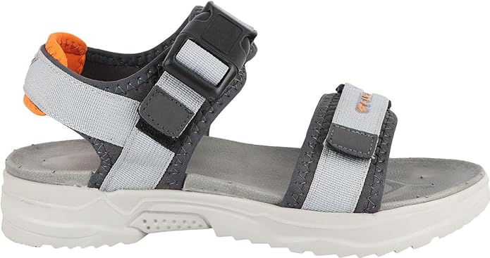 Fuel Phlox Sandals For Men's (Grey-Orange)
