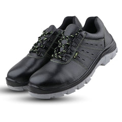 FUEL Imptus Safety Shoes for Men Industrial PU Single Density Sole, 200J Steel Toe, Energy Absorption (Sizes -6UK - 11UK/India)