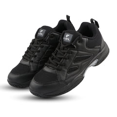 FUEL Snow Lightweight & Durable Lace-Up Sports Shoes for Men's (Black)