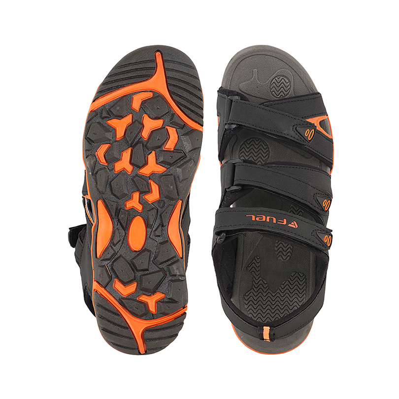 Fuel Charlie Sandal For Man (ORANGE/BLACK)