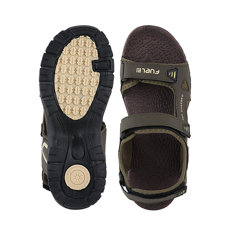 Fuel Rambo-04 sandal for Men  (OLIVE & BEIGE )