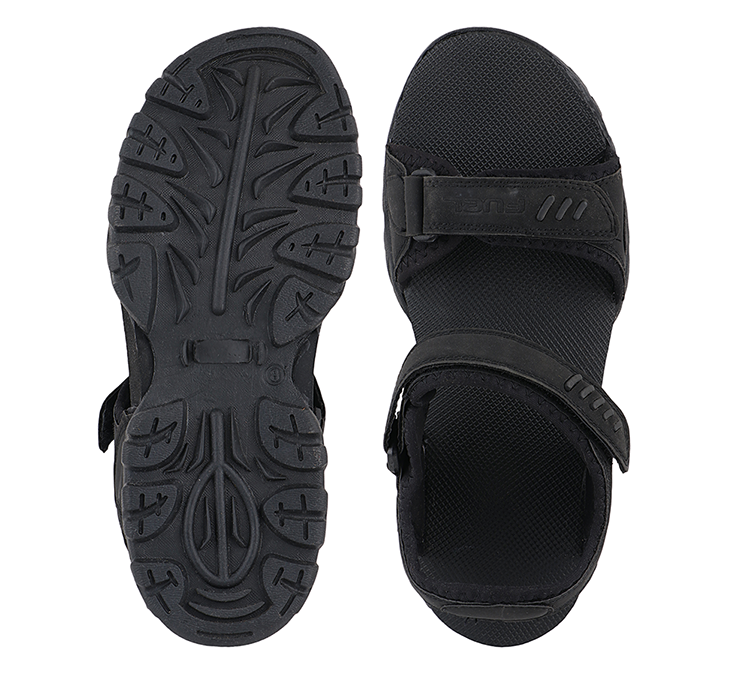 FUEL JERSEY Sandals for Men (Black)