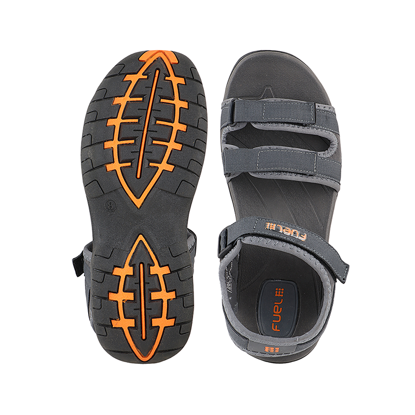 Fuel 2112-05 Sandals For Men's (Grey-Orange)