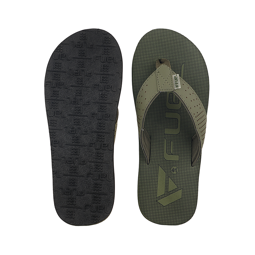 FUEL Men's Slippers, Flip Flops For Men (FMS-02) OLIVE