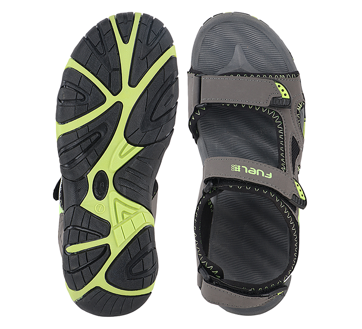 FUEL WINGER SANDALS FOR MEN'S (D-GREY-GREEN)