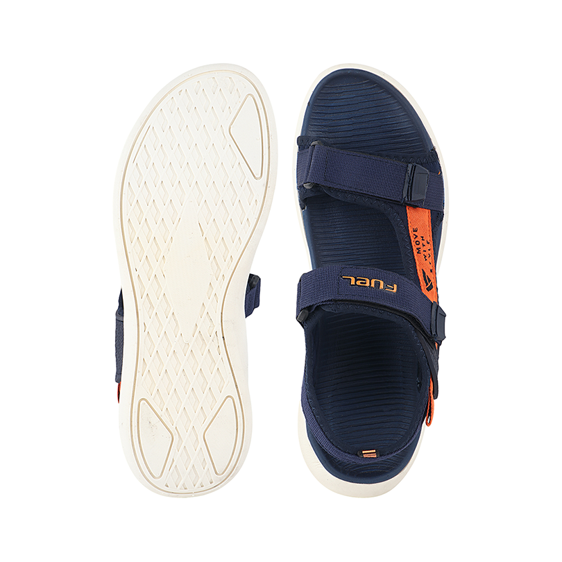 Fuel Power-02 Sandals For Men's (Navy-Orange)