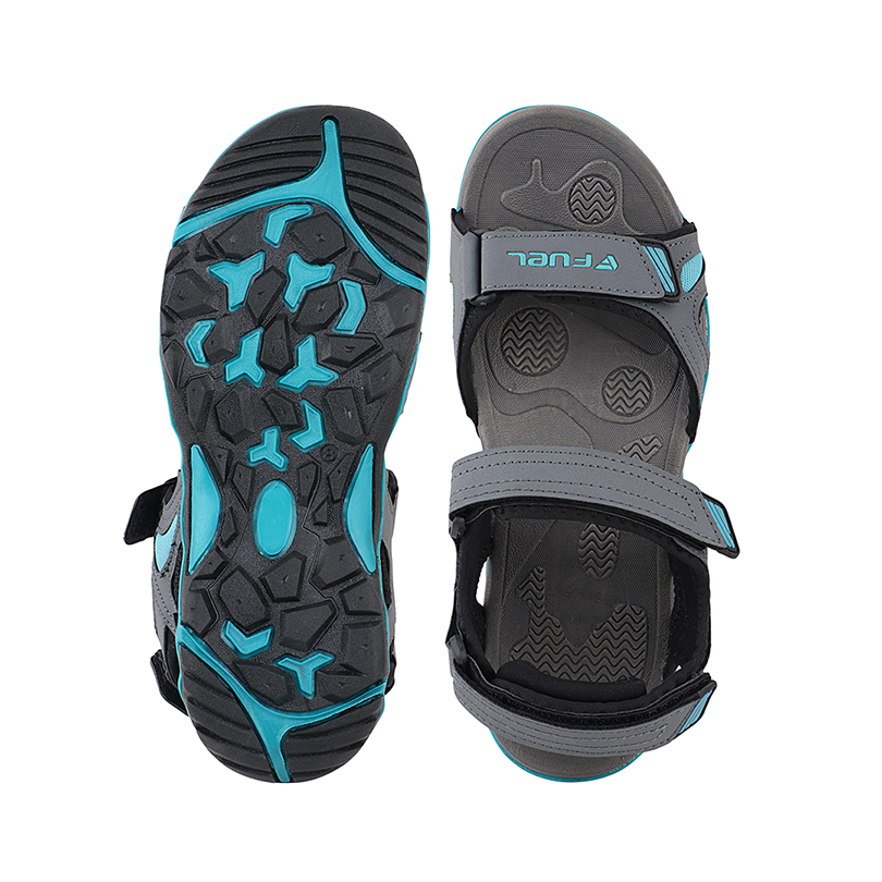 Fuel Jordan Sandals For Men's (D.Grey/Aqua)