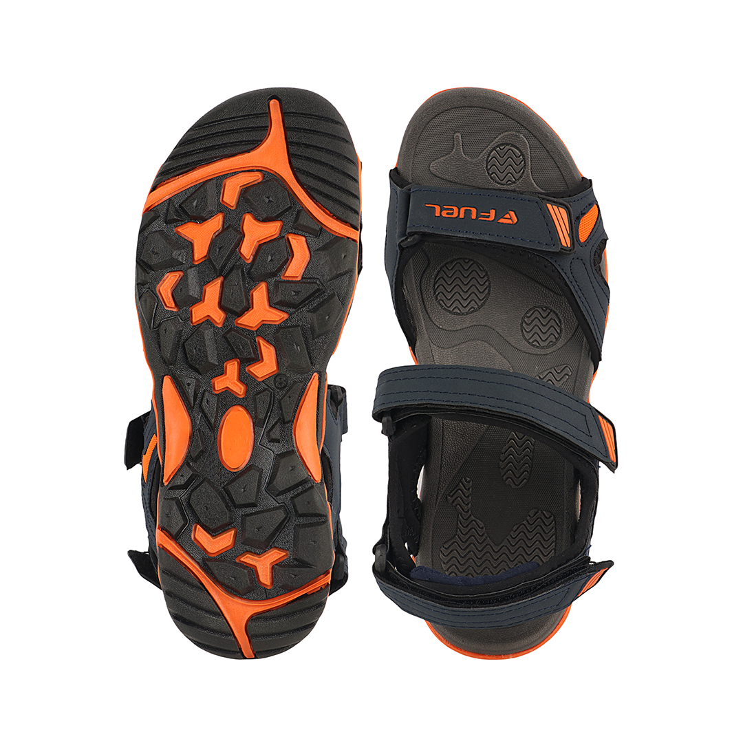 Fuel Jordan Sandals For Men's (Navy-Orange)