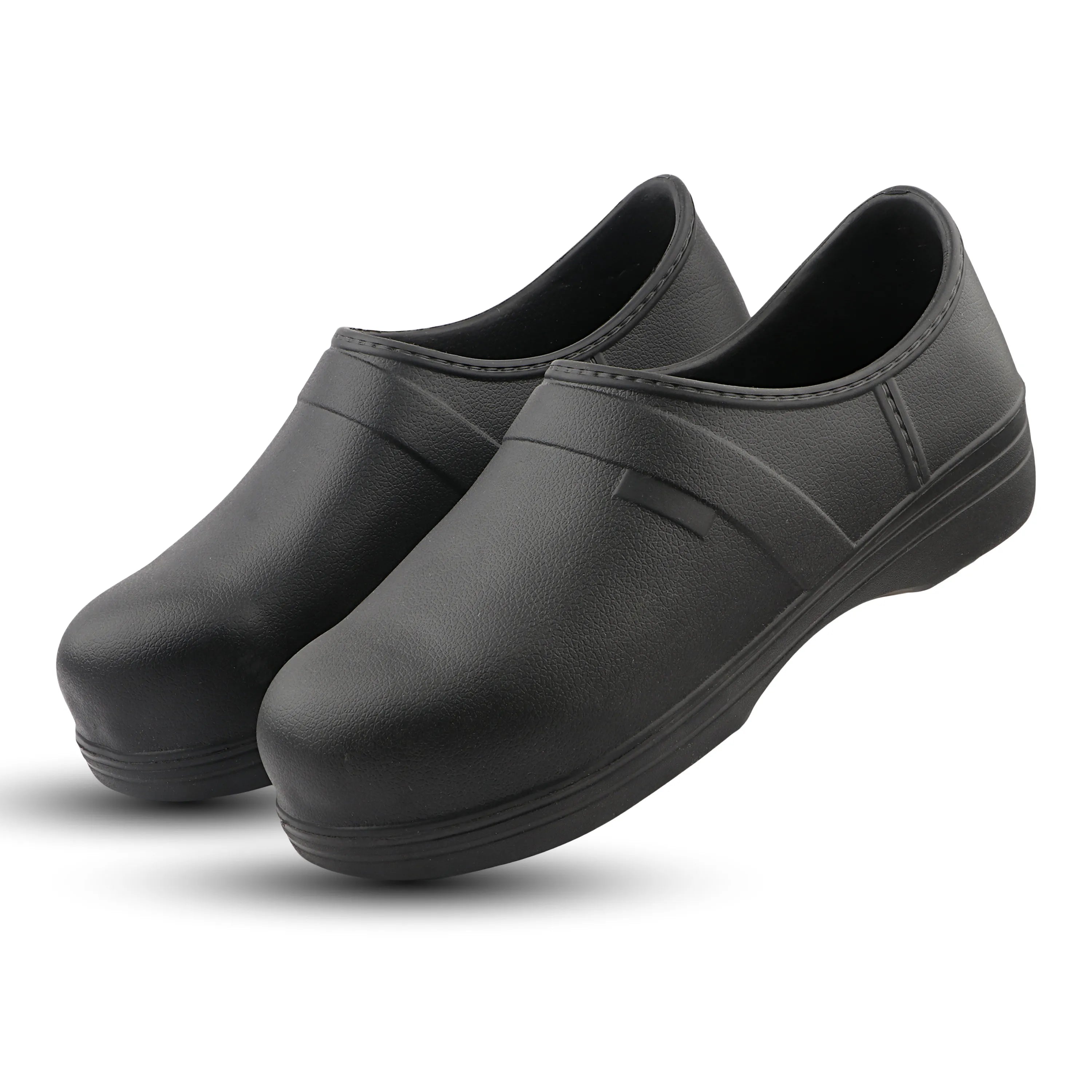 FUEL Oryon Safety Shoes for Men – Lightweight EVA Safety Footwear with Protective Toe, Comfortable Cushioned Footbed & Durable Sole for Industrial, Construction & Work Use, (Black)