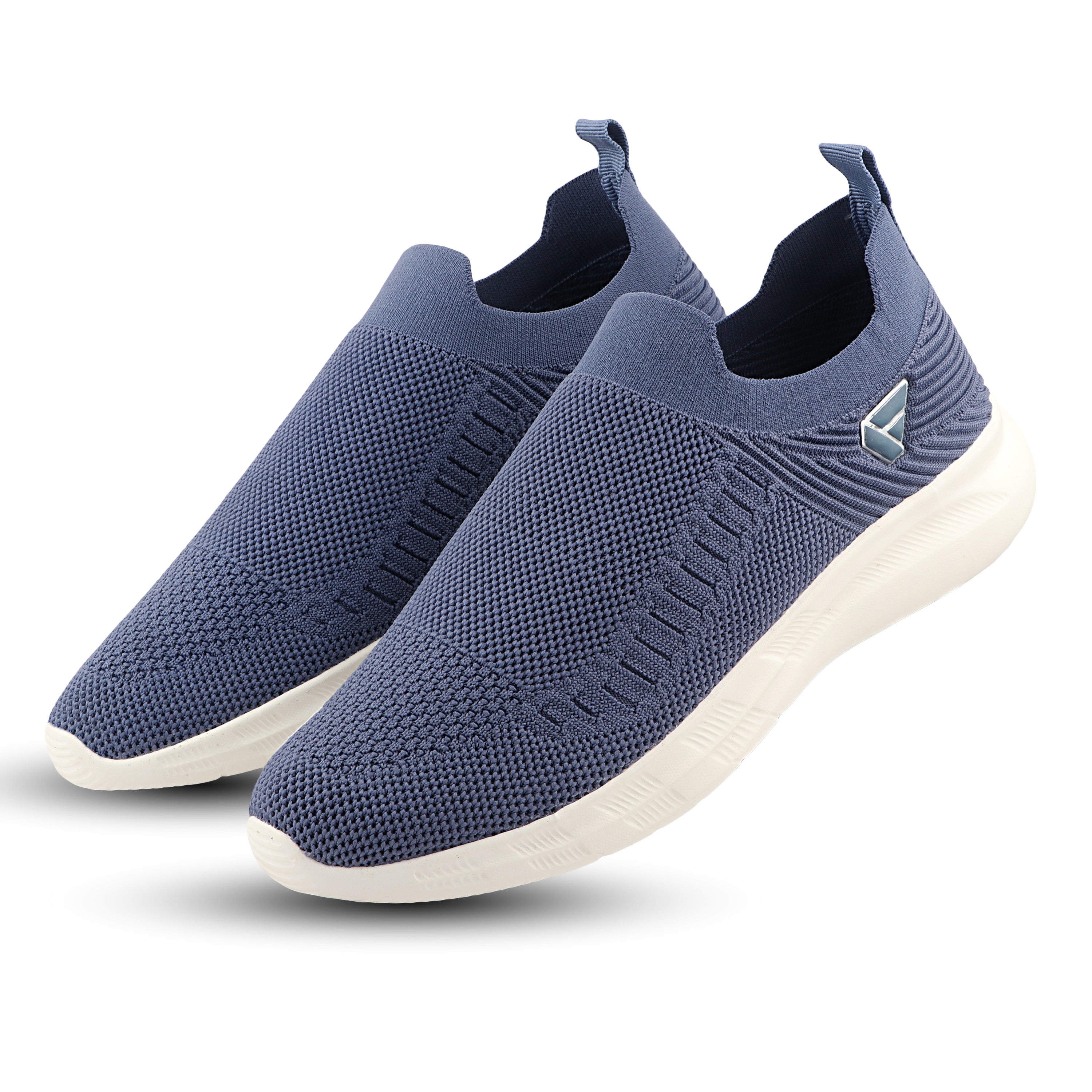 FUEL Flash Lightweight & Breathable Cushioned EVA Sole Slip-On Casual Shoes for Men's (Moon Blue)