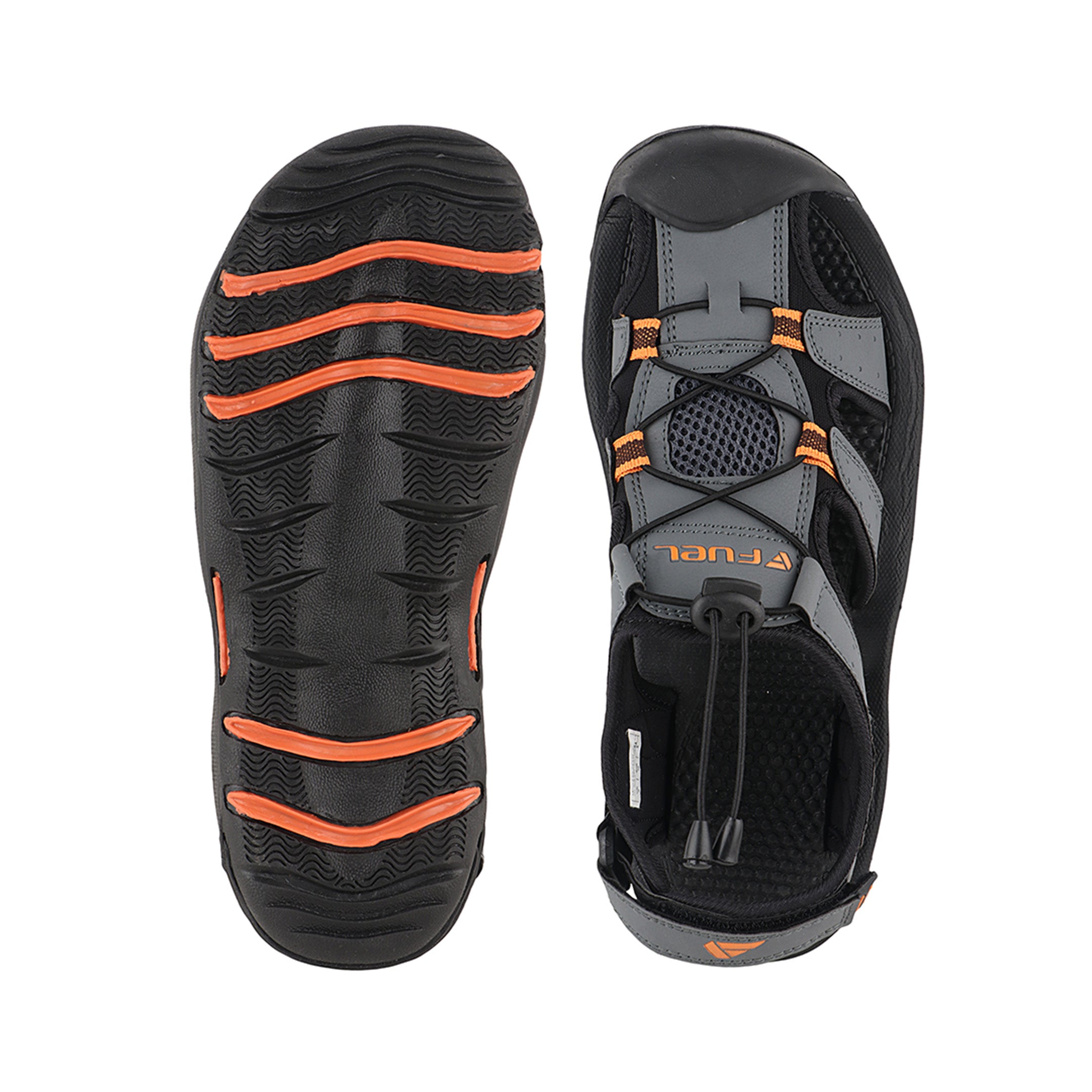 FUEL Soldier-02 Flexible Fisherman Sandals for Men in Comfortable & Breathable Casual Sandals in Protective Bump Toe with Anti-Skid Outdoor & Sports Footwear