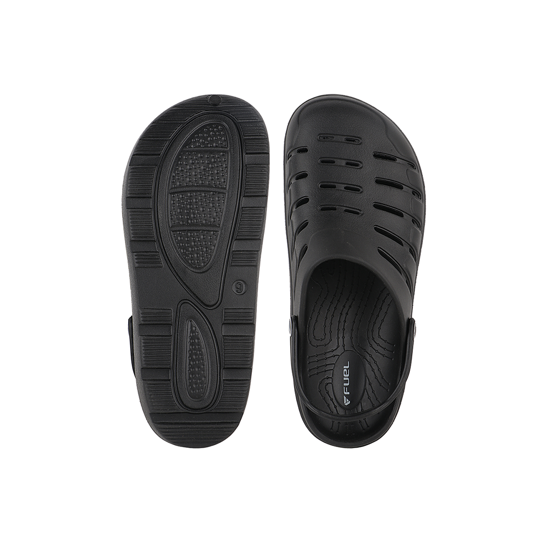 FUEL Adventure Clogs Slipper For Men's and Women's  (BLACK)