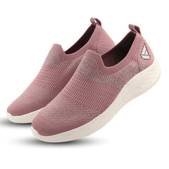 FUEL Sparkle Lightweight & Comfortable Casual Slip-On Daily Wear Sports Shoes for Women's (Mauve)