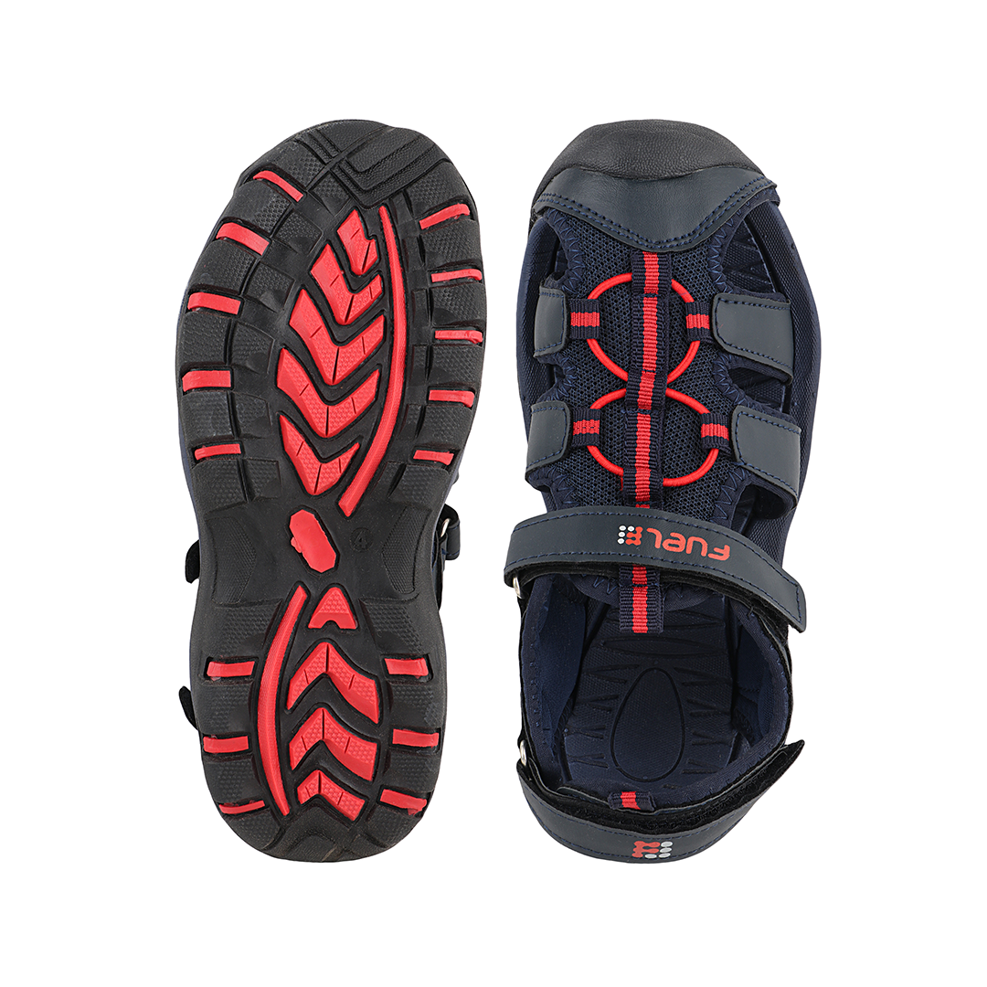 Fuel Luke Sandal For Boy's (Navy/Red)