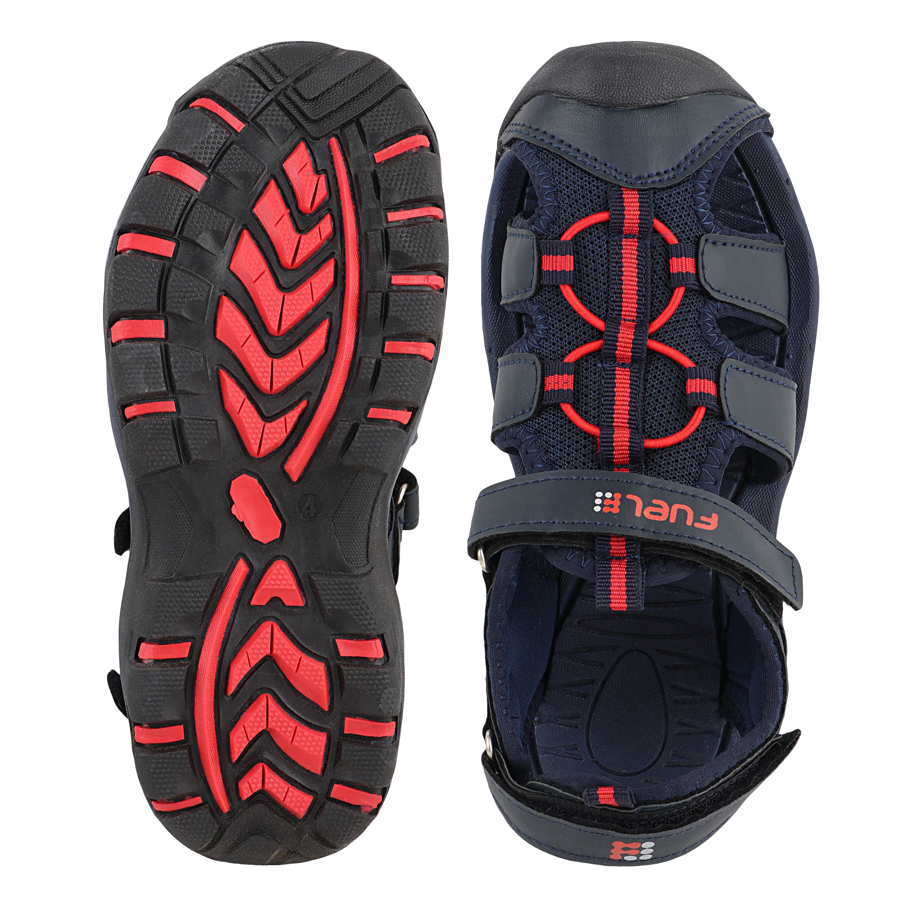 Fuel Luke Sandal For Boy's (Navy/Red)