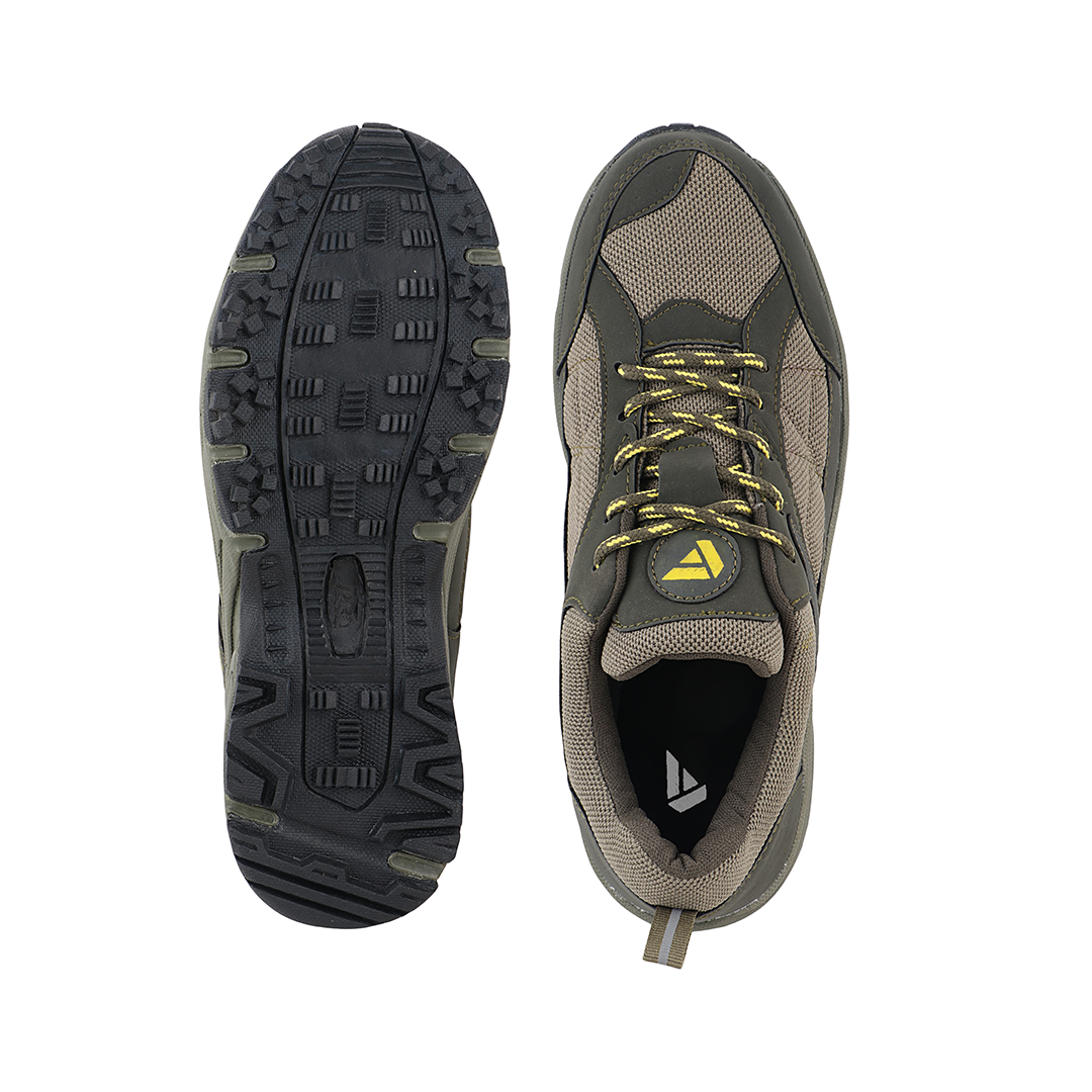 FUEL Outdoor-04 Sport Shoes for Men's (OLIVE/YELLOW)