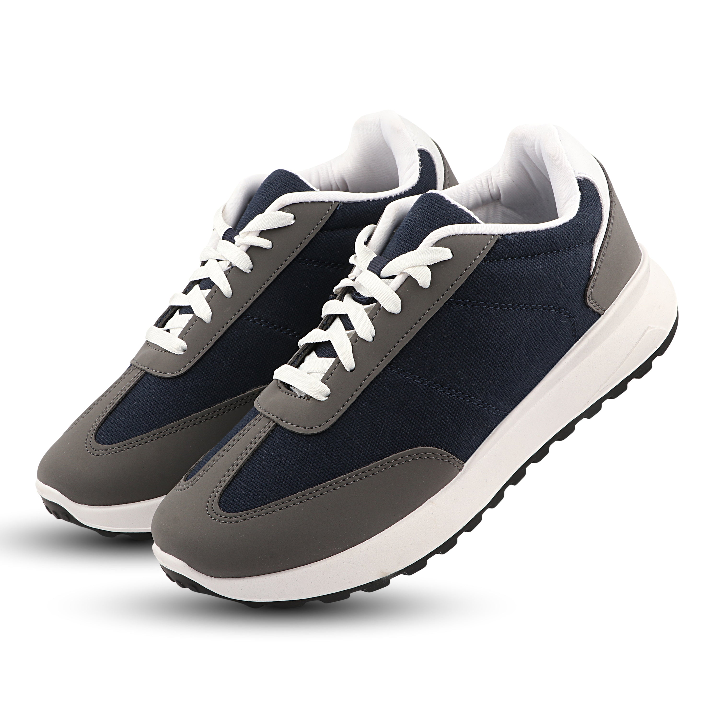 FUEL Neostep-03 Flexible & Lightweight Shock-Absorbing and Comfort Durable Sole Sports Shoes for Men's (Navy)