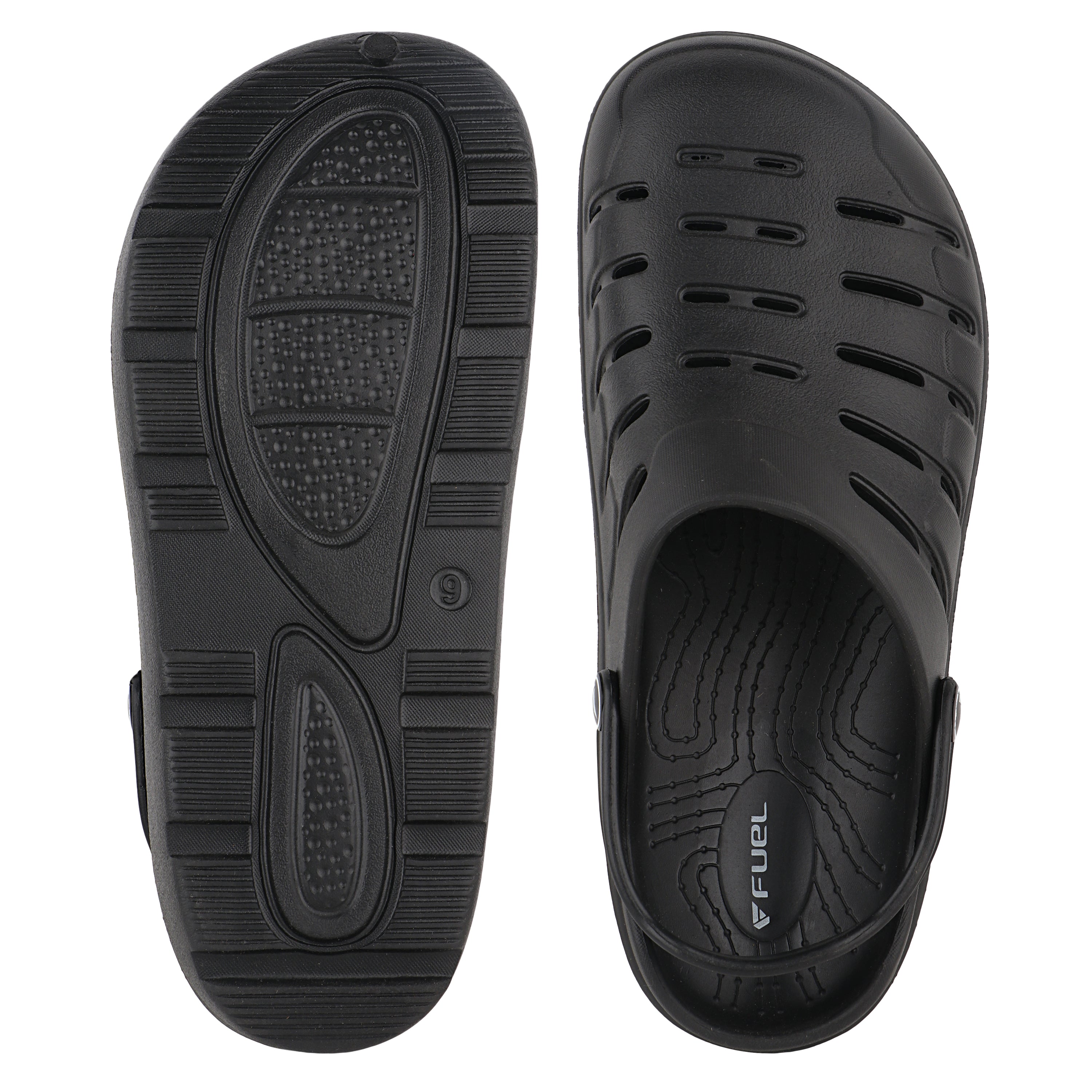 FUEL Adventure Clogs Slipper For Men's and Women's  (BLACK)