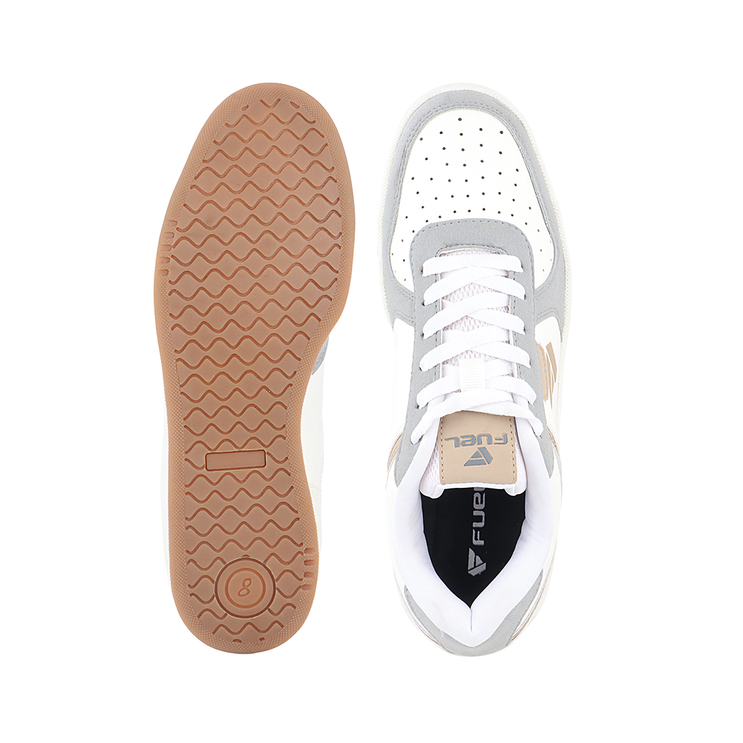 FUEL FS-03 Casual Shoes for Men (Grey White)