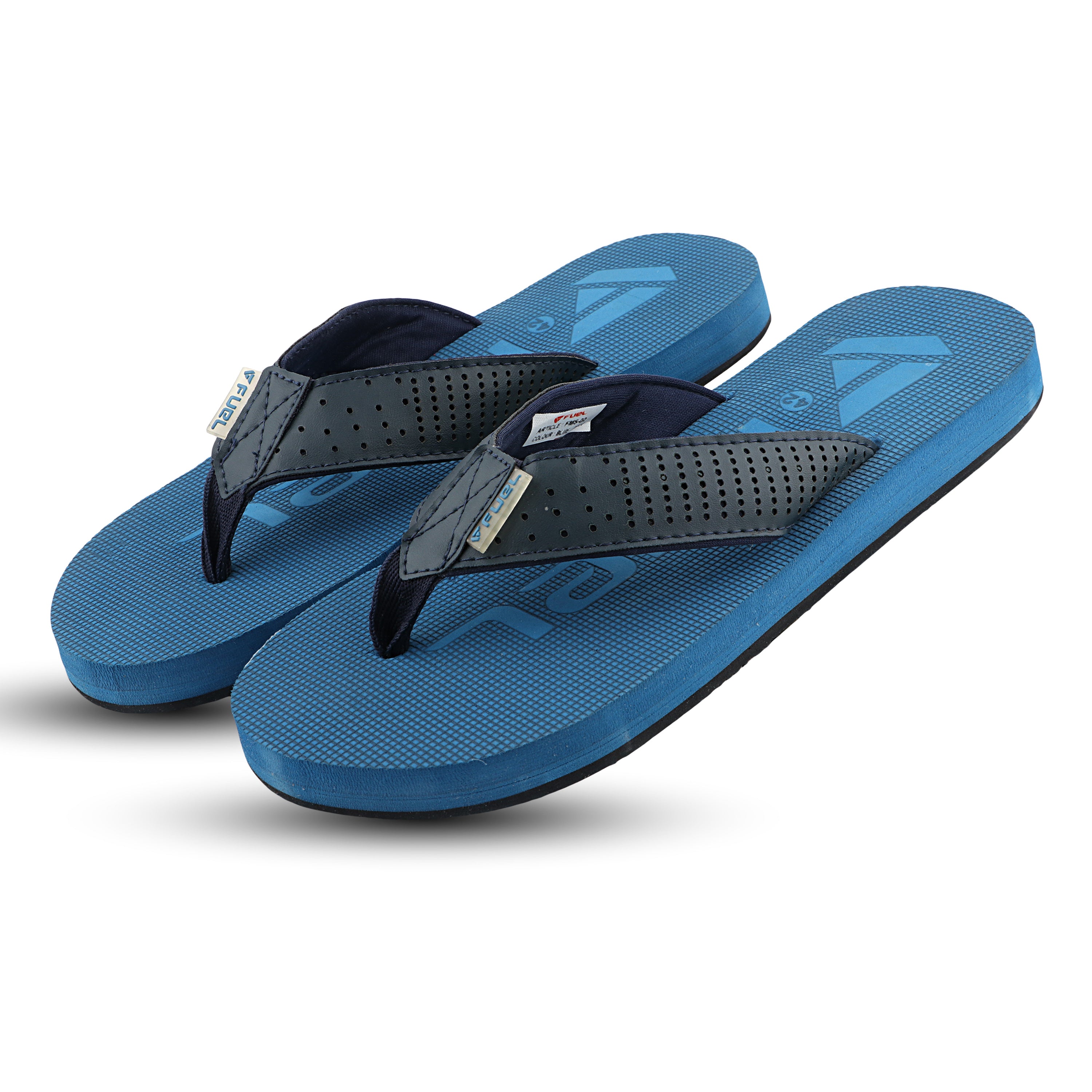 FUEL FMS-02 Comfortable & Light weight Men's Slippers (Blue)