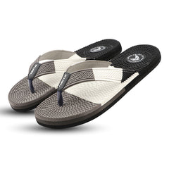 FUEL Trenzo Comfortable Slip-On Slippers with Cushioned Insole & Flexible Sole for Men's (Black)