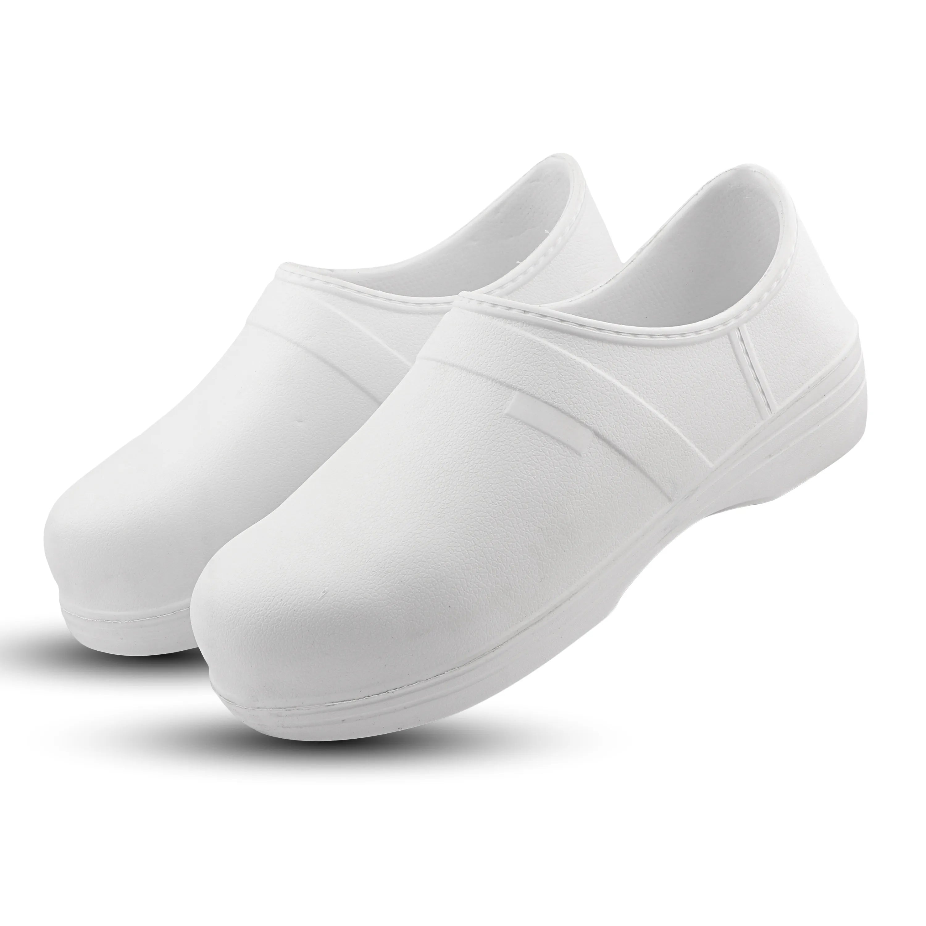 FUEL Oryon Safety Shoes for Men – Lightweight EVA Safety Footwear with Protective Toe, Comfortable Cushioned Footbed & Durable Sole for Industrial, Construction & Work Use, (White)