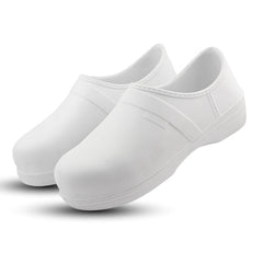 FUEL Oryon Safety Shoes for Men – Lightweight EVA Safety Footwear with Protective Toe, Comfortable Cushioned Footbed & Durable Sole for Industrial, Construction & Work Use, (White)