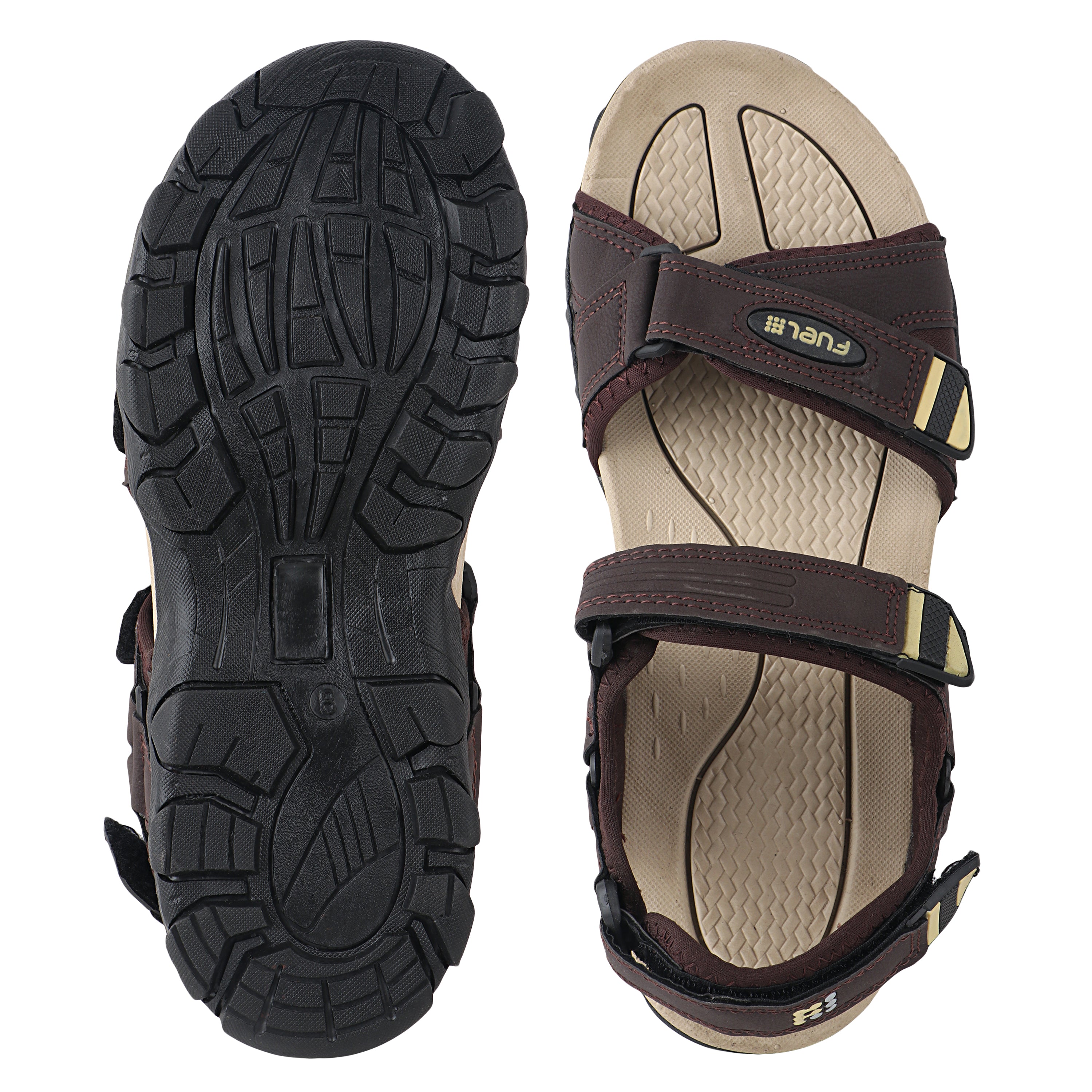 FUEL ADAM SANDALS FOR MEN'S (BROWN-BRIGE)