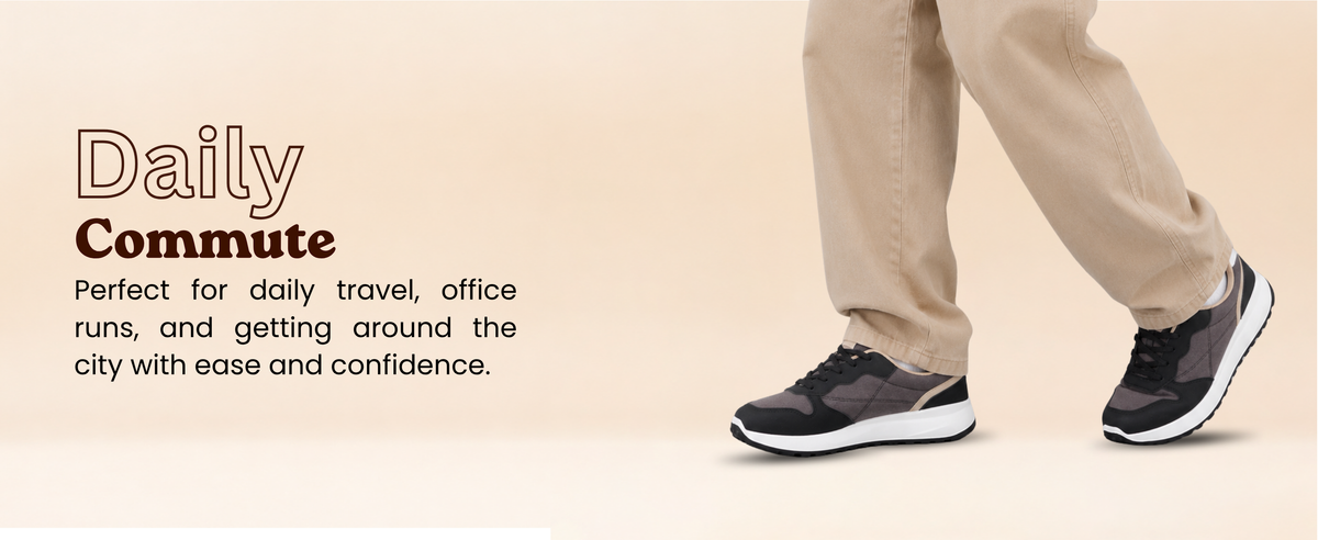FUEL Neostep Comfortable & Casual Lightweight Sports Shoes for Men's (Grey)