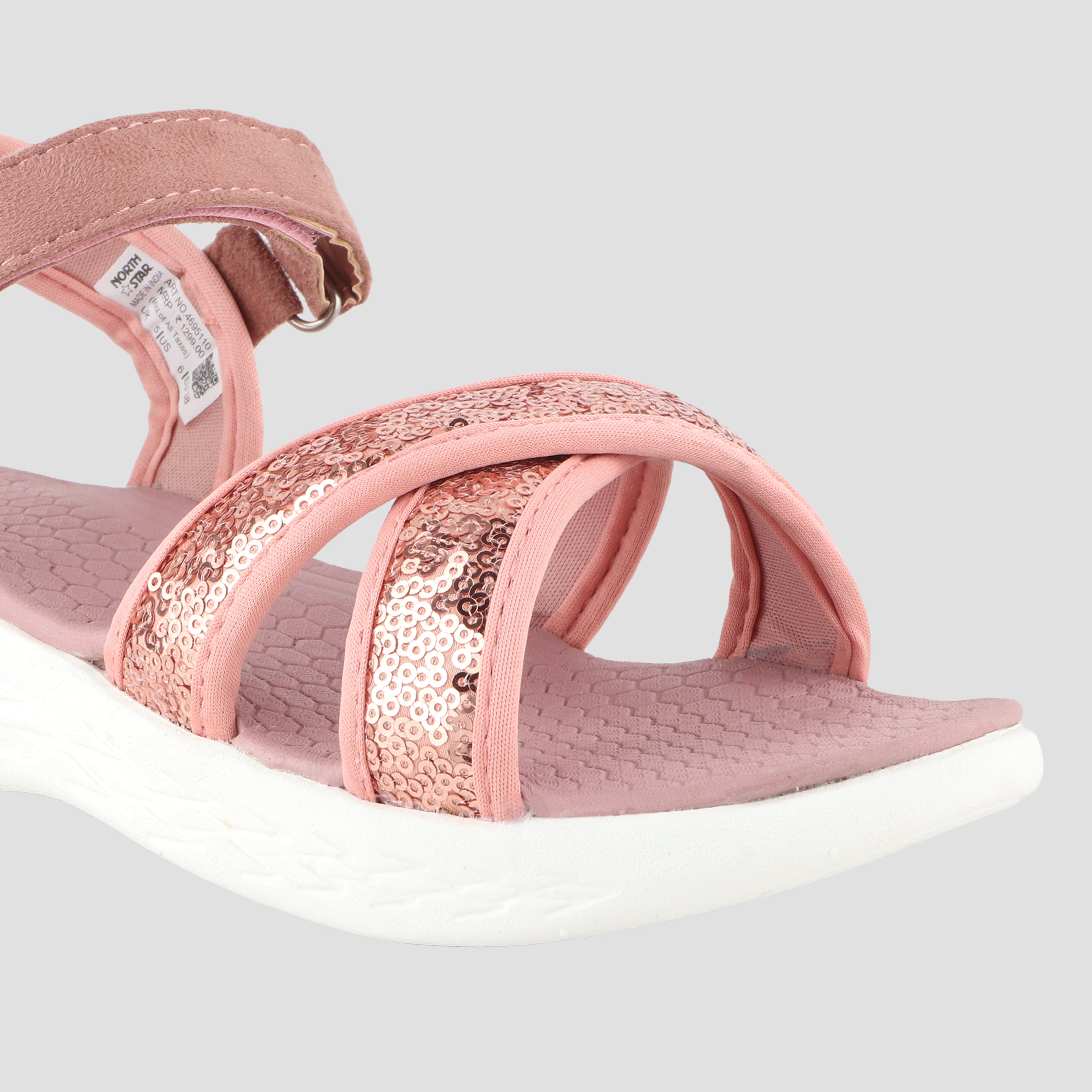 FUEL fashion Sandal for Women (Pink)