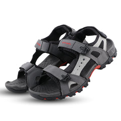 FUEL Timberland-08 Comfortable and Lightweight with Cushioned Footbed Sole Sports Sandals for Men (Grey)