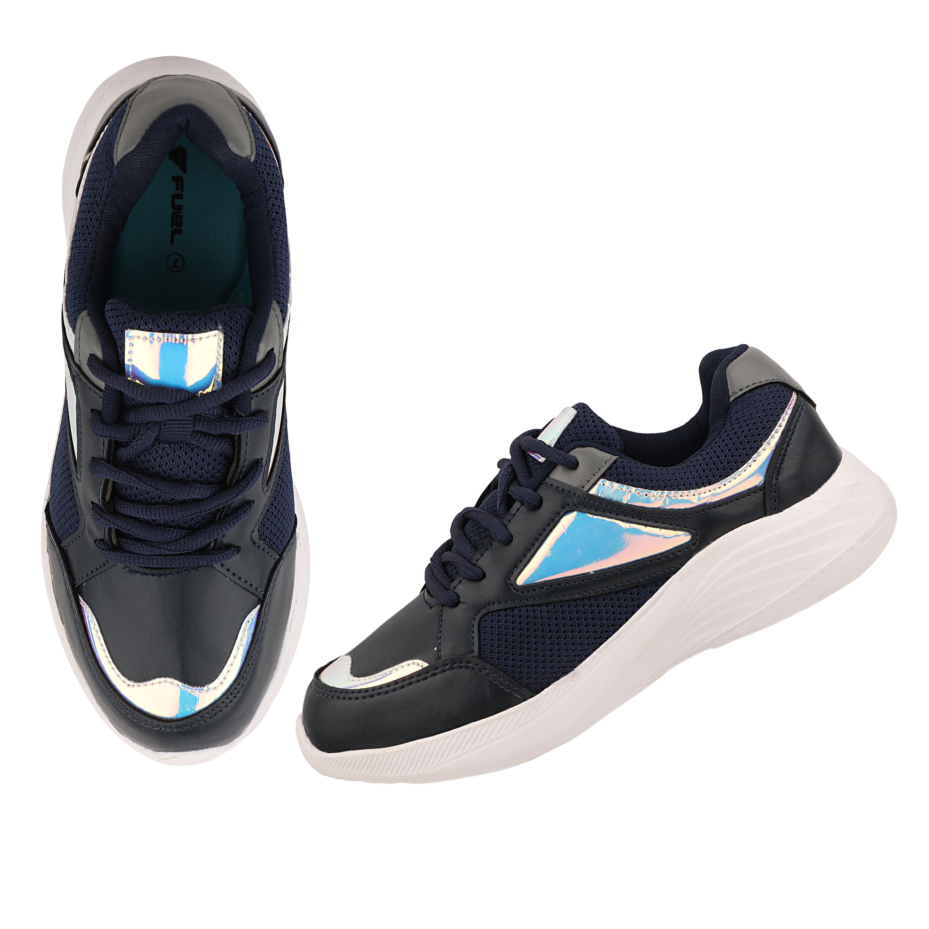 FUEL Nova Performance Max Comfortable & Breathable Sports Shoes for Women (Navy)