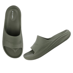 FUEL Cloud Cushioned Footbed and Lightweight Slip-On Design with Anti-Slip Sole for Men's (Olive)