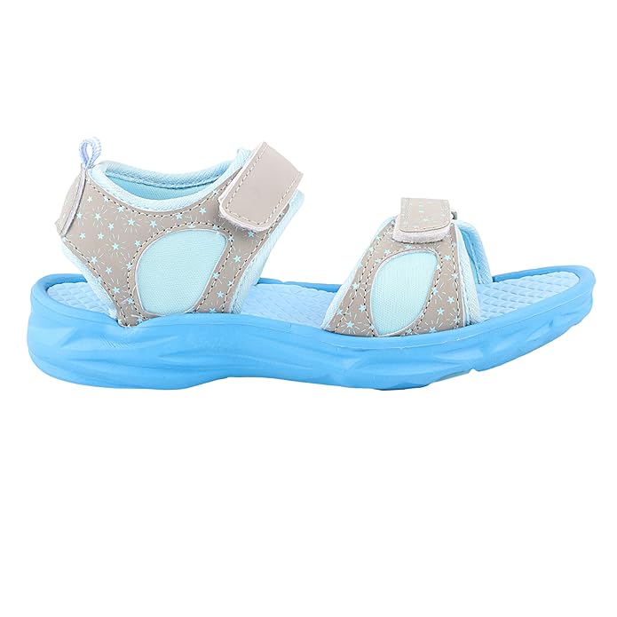 Fuel Yug Kids Sandals (Sky Blue & Grey)