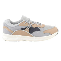 FUEL Styler Cushioned & Lightweight Mesh Running Sports Shoes for Men (Beige)