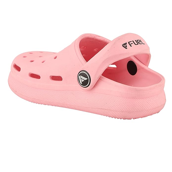 FUEL Hooper Clogs Slipper for 4-10 Years Boys/Girls (PINK)