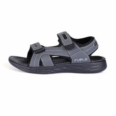 FUEL Jack-02 Stylish Outdoor and Comfortable Slip-On for Daily Wear Sports Sandal for Men (Grey)