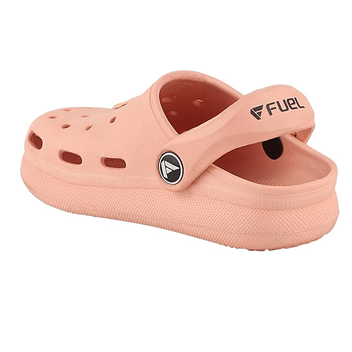 FUEL Hooper Clogs Slipper for 4-10 Years Boys/Girls (PEACH)