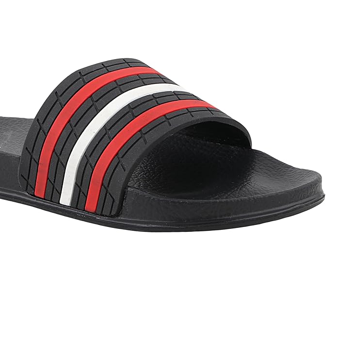 FUEL SLF-03  Men's Slippers (Red/Black)