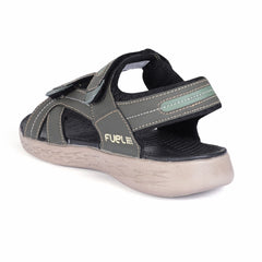 FUEL Jack-01 Stylish Outdoor Sandal for Men (Olive-Beige)