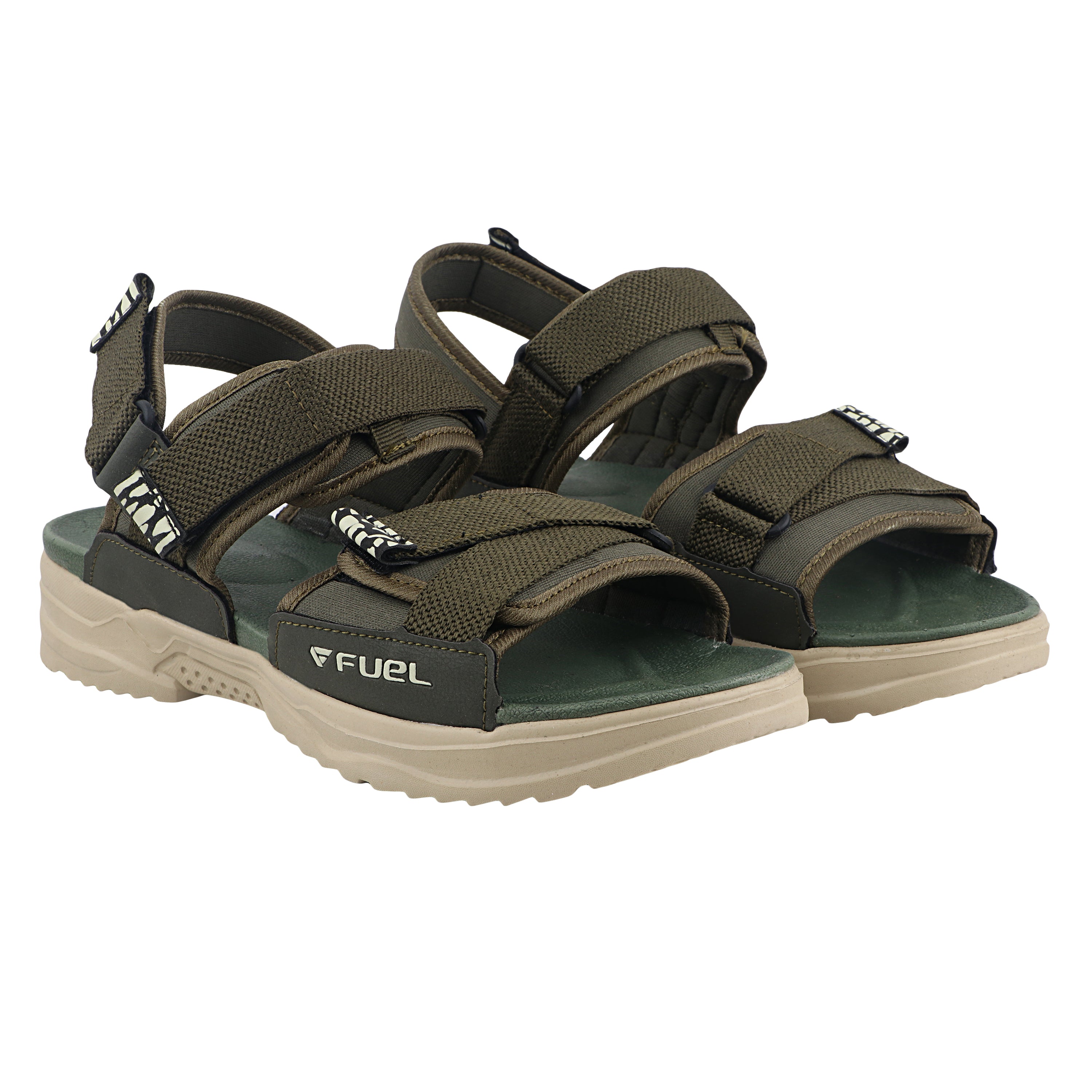 Fuel Combat-1 Sandal For Men's (BEIGE/OLIVE)