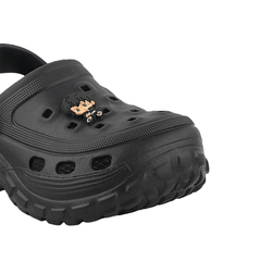 FUEL Poddle Cute & Lightweight EVA Slip-On Clogs for Kids (Black)